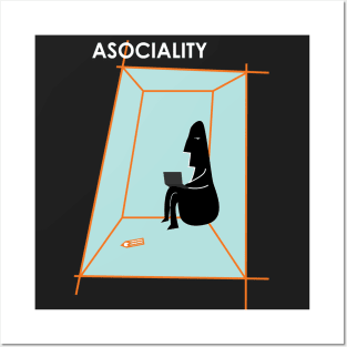 Asociality Posters and Art